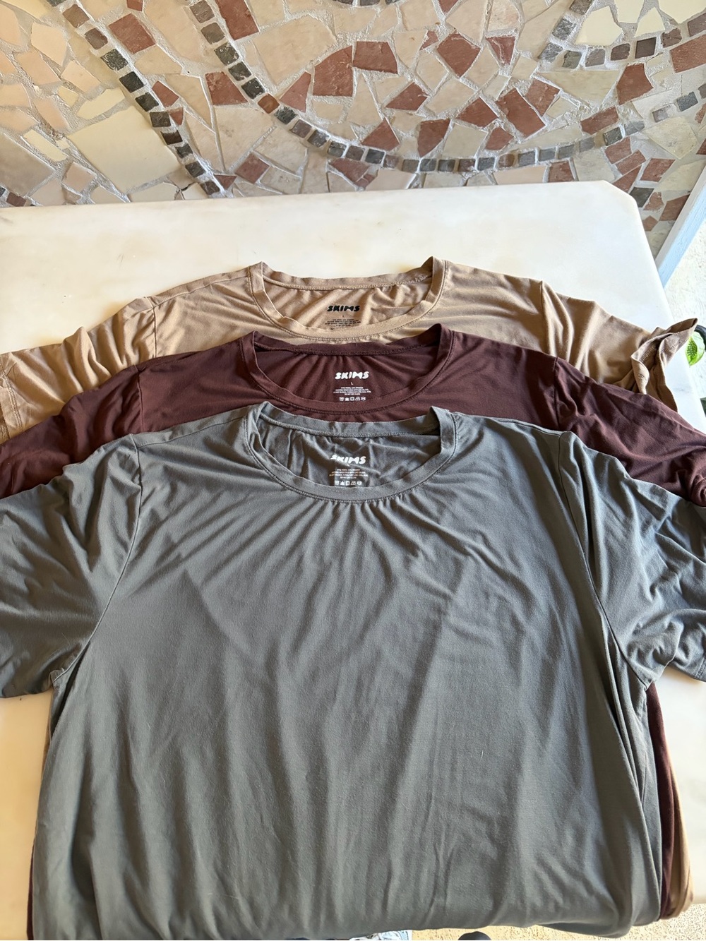 SKIMS Men's Classic T Shirt - 3 Pack